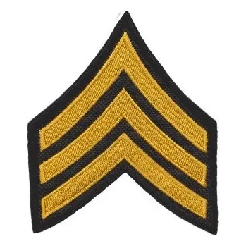 Nášivka NAVYS Nášivka hodnost US - seržant -barevná E-22