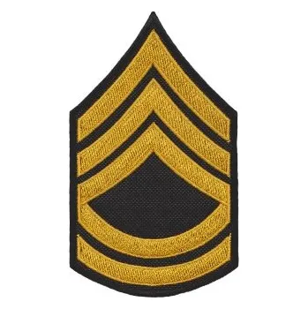 Nášivka NAVYS Nášivka hodnost US First Class Sergeant- seržant první třídy -barevná E-29