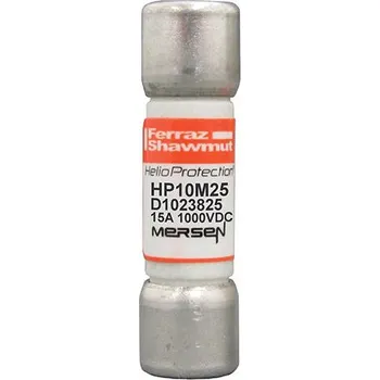 Mersen HP10M25 Pojistková vložka pro jištění fotovoltaických systémů 25A 1000V DC 10x38 gPV