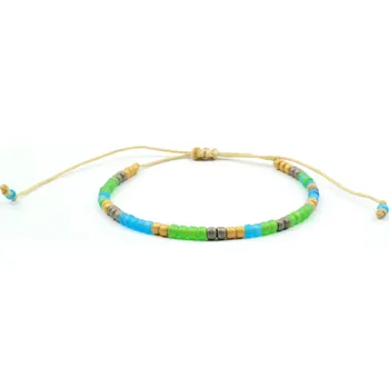 Náramek Moni béžový náramek korálky TOHO T8