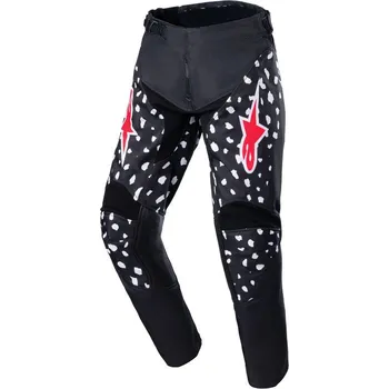 Moto kalhoty Dětské motokrosové kalhoty Alpinestars Youth Racer North black/red vel. 26