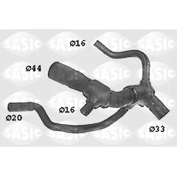 Motor automobilu Hadice chladiče SASIC SWH6653