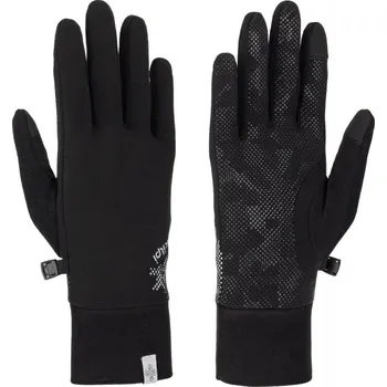 Rukavice KILPI CASPI - U ČERNÁ unisex sportovní běžecké rukavice Velikost: L
