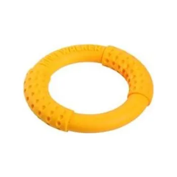 Hračka pro psa Hračka pes RING MINI plovací a létající z TPRpěny,oranžový KW
