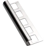 Marcons Lišta D 10mm nerez přírodní 2.5m, oblouček