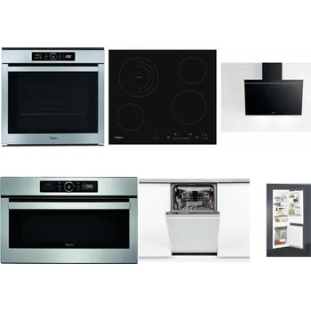 Set domácích spotřebičů WHIRLPOOL ABSOLUTE AKZM 8480 IX + WHIRLPOOL AKT 8900 BA + WHIRLPOOL AKR 62F LT K + WHIRLPOOL ABSOLUTE AMW 730 IX + WHIRLPOOL WSIO 3O34 PFE X + WHIRLPOOL ART 65031