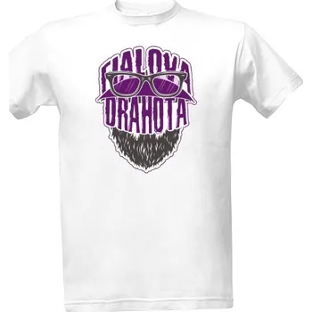 Tričko s potiskem Fialova Drahota pánské