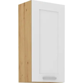 Kuchyňská skříňka Vysoká horní skříňka LUNNA BÍLÁ / ARTISAN 45 G-90 1F