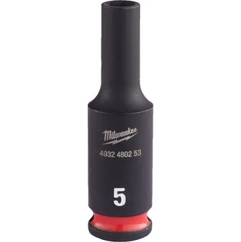 Gola hlavice MILWAUKEE Průmyslové hlavice Shockwave 1/4" HEX 5mm dlouhé