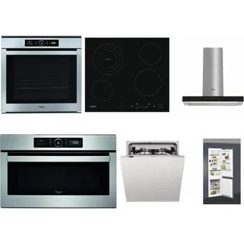Set domácích spotřebičů WHIRLPOOL ABSOLUTE AKZM 8480 IX + WHIRLPOOL AKT 8900 BA + WHIRLPOOL WHBS 62F LT K + WHIRLPOOL ABSOLUTE AMW 730 IX + WHIRLPOOL WIC 3C33 PFE + WHIRLPOOL ART 66112