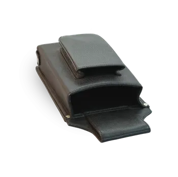 Arwel Kožené číšnické pouzdro pro flek - česká výroba; černá