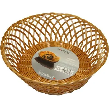 chlebník ošatka kulatá d28x11cm imit. PROUTÍ, plast