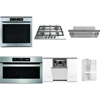Set domácích spotřebičů WHIRLPOOL ABSOLUTE AKZM 8480 IX + WHIRLPOOL TKRL 661 IX EU + WHIRLPOOL AKR 5390/1 IX + WHIRLPOOL ABSOLUTE AMW 730 IX + WHIRLPOOL WSIO 3O34 PFE X + WHIRLPOOL WHC18 T311