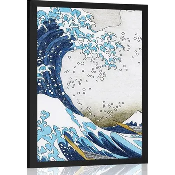 Plakát Dovido Plakát reprodukce Velká vlna z Kanagawa - Kacušika Hokusai