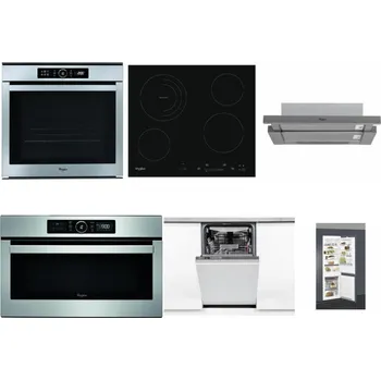 Set domácích spotřebičů WHIRLPOOL ABSOLUTE AKZM 8480 IX + WHIRLPOOL AKT 8900 BA + WHIRLPOOL AKR 749/1 IX + WHIRLPOOL ABSOLUTE AMW 730 IX + WHIRLPOOL WSIO 3O34 PFE X + WHIRLPOOL ART 66112