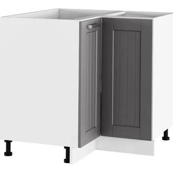 Kuchyňská skříňka Tempo Kondela Janne Typ 62 (tmavě šedá + bílá)