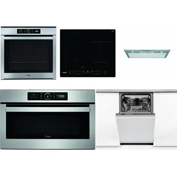 Set domácích spotřebičů WHIRLPOOL ABSOLUTE AKZM 8480 IX + WHIRLPOOL WL B8160 NE + WHIRLPOOL AKR 650/1 IX + WHIRLPOOL ABSOLUTE AMW 730 IX + WHIRLPOOL WSIO 3O34 PFE X