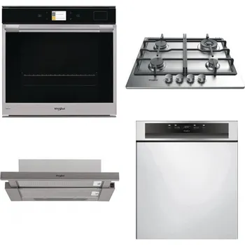 Set domácích spotřebičů WHIRLPOOL W9 OP2 4S2 H + WHIRLPOOL TKRL 661 IX EU + WHIRLPOOL AKR 5390/1 IX + WHIRLPOOL WBC 3C34 PF X