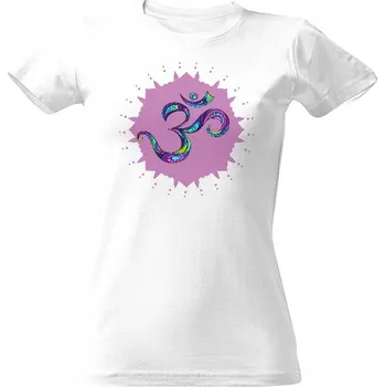 Dámské tričko Tričko s potiskem om duhové dámské