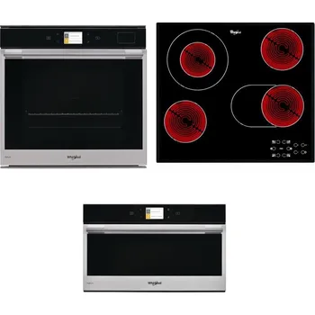 Set domácích spotřebičů WHIRLPOOL W9 OP2 4S2 H + WHIRLPOOL AKT 8190/BA + WHIRLPOOL W9 MD260 IXL