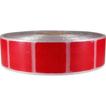 Reflexní páska - červená, plachta, 1 bm