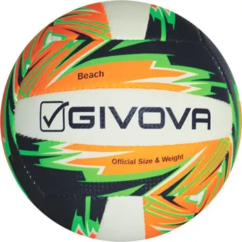 Volejbal Volejbalový míč Givova Beach 18 orange-blue 4