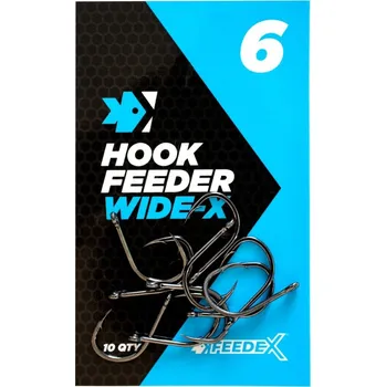 Rybářský háček 10ks - Háček Feeder Expert Wide-X Hook Velikost 6