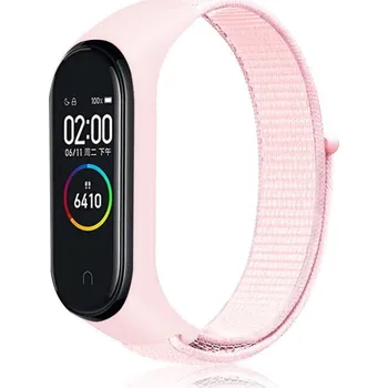 VSECHNONAMOBIL 49464 NYLON Vyměnitelný řemínek pro Xiaomi Smart Band 7 růžový