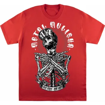 Pánské tričko tričko street pánské - REMAINS RED - METAL MULISHA - RED_MMTSS1006.01