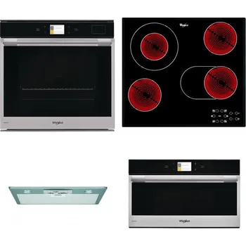 Set domácích spotřebičů WHIRLPOOL W9 OP2 4S2 H + WHIRLPOOL AKT 8190/BA + WHIRLPOOL AKR 650/1 IX + WHIRLPOOL W9 MD260 IXL