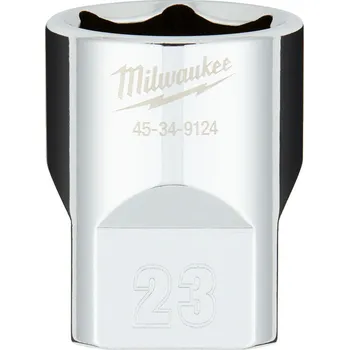 Klíč MILWAUKEE 1/2" Chromovaný nástrčný klíč metrický 23 mm
