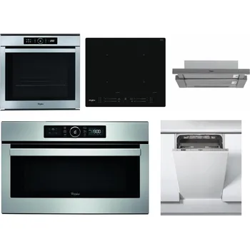 Set domácích spotřebičů WHIRLPOOL ABSOLUTE AKZM 8480 IX + WHIRLPOOL WL S7260 NE + WHIRLPOOL AKR 749/1 IX + WHIRLPOOL ABSOLUTE AMW 730 IX + WHIRLPOOL WSIC 3M27 C