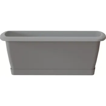 Truhlík s miskou RESPANA SET šedý kámen 59 cm Prosperplast ISE600P-405U