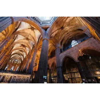 Fototapeta DIMEX | Vliesová fototapeta Gotická čtvrť Barcelony III. MS-5-0950 | 375 x 250 cm| béžová, hnědá + Vliesová fototapeta na stěnu DIMEX Gotická čtvrť Barcelony III. MS50950 v rozměru 375 x 250 cm + lepidlo zdarma