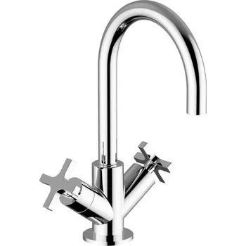 Vodovodní baterie Helix - umyvadlová stojánková baterie, výpusť click clack HX21