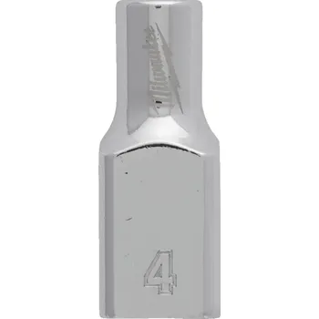 Klíč MILWAUKEE 1/4" Chromovaný nástrčný klíč metrický 4 mm