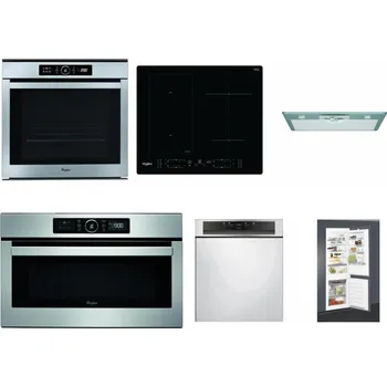 Set domácích spotřebičů WHIRLPOOL ABSOLUTE AKZM 8480 IX + WHIRLPOOL WL B8160 NE + WHIRLPOOL AKR 650/1 IX + WHIRLPOOL ABSOLUTE AMW 730 IX + WHIRLPOOL WBC 3C34 PF X + WHIRLPOOL ART 65031