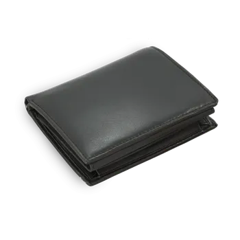 Peněženka Arwel Pánská kožená peněženka se zajištěním dokladů - česká výroba; černá