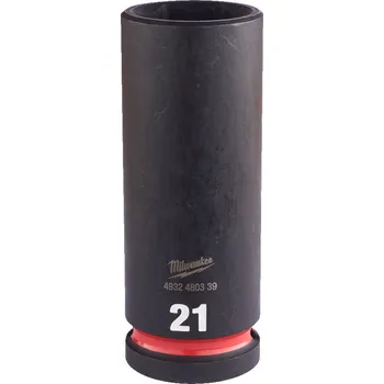 Gola hlavice MILWAUKEE 1/2" prodloužená průmyslová hlavice STD, 21mm