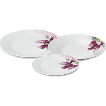 Talíř Proper Talířová sada LUX 18 dílná kulatá 48