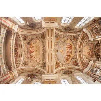 Fototapeta DIMEX | Vliesová fototapeta Kostel svatého Petra MS-5-0973 | 375 x 250 cm| bílá, béžová, hnědá + Vliesová fototapeta na stěnu DIMEX Kostel svatého Petra MS50973 v rozměru 375 x 250 cm + lepidlo zdarma