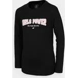 4F HJZ22-JTSDL002 DEEP BLACK Dětské tričko EU 164