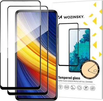 Wozinsky Full Glue ochranné sklo pro Xiaomi Redmi Note 9 Pro/Note 9S černé 2 ks