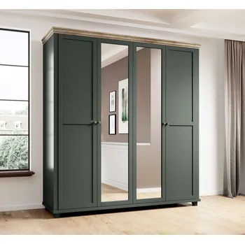 Šatní skříň Šatní skříň II EVORA Dub lefkas - zelená