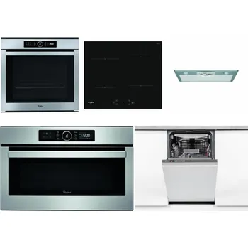 Set domácích spotřebičů WHIRLPOOL ABSOLUTE AKZM 8480 IX + WHIRLPOOL WS Q2760 BF + WHIRLPOOL AKR 650/1 IX + WHIRLPOOL ABSOLUTE AMW 730 IX + WHIRLPOOL WSIO 3O34 PFE X
