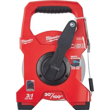 pásmo MILWAUKEE Dlouhé měřící pásmo ze skelných vláken 30m /100ft (13mm)