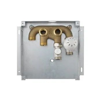 rozdělovač topení HERZ BOX pro napojení topného tělesa a podlahového vytápění , - kryt bílý