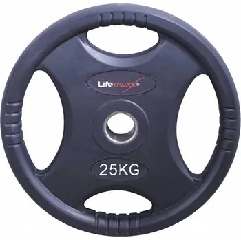 Kotouč pogumovaný LIFEMAXX RUBBER PREMIUM 25 kg, otvor 50 mm