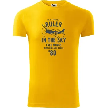 Ruler In The Sky - Viper FIT - Pánské zůžené tričko - 3XL ( Žlutá )