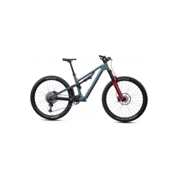 Horské kolo Merida ONE-FORTY 6000 (2023) Silk Steel Blue(Blue/Race Red), MID